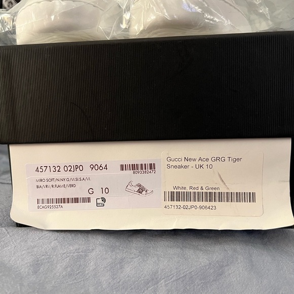 Gucci New Ace GRG Tiger Sneaker - UK 10 - Picture 11 of 12